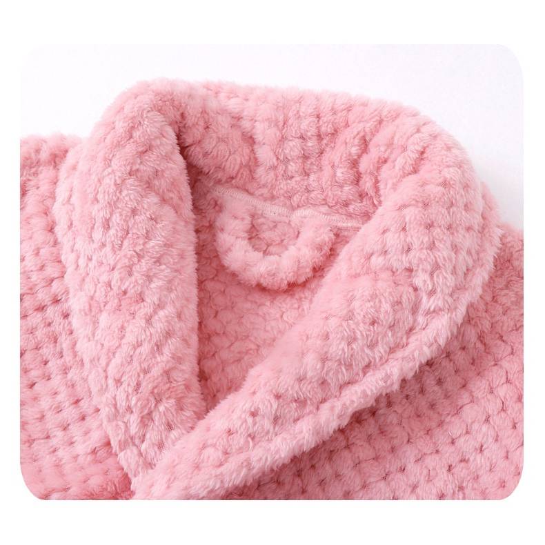 Winter Kid's Flannel Warm Bathrobe