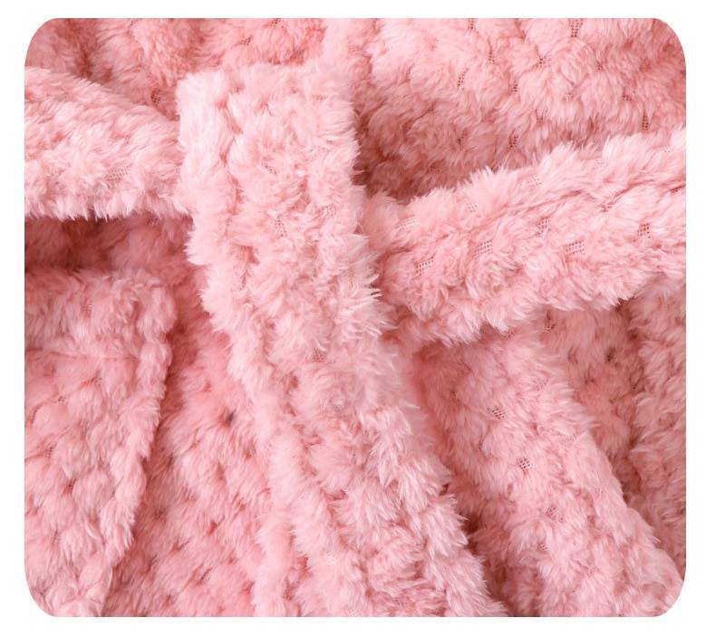 Winter Kid's Flannel Warm Bathrobe