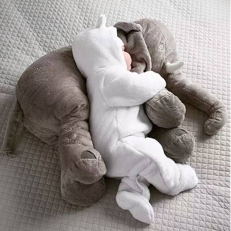 Stuffed elephant toy shaped soft plush pillows