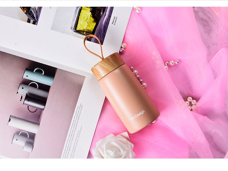 Mini Stainless Steel Vacuum Flask pink color Mini Stainless Steel Vacuum Flask Pink color