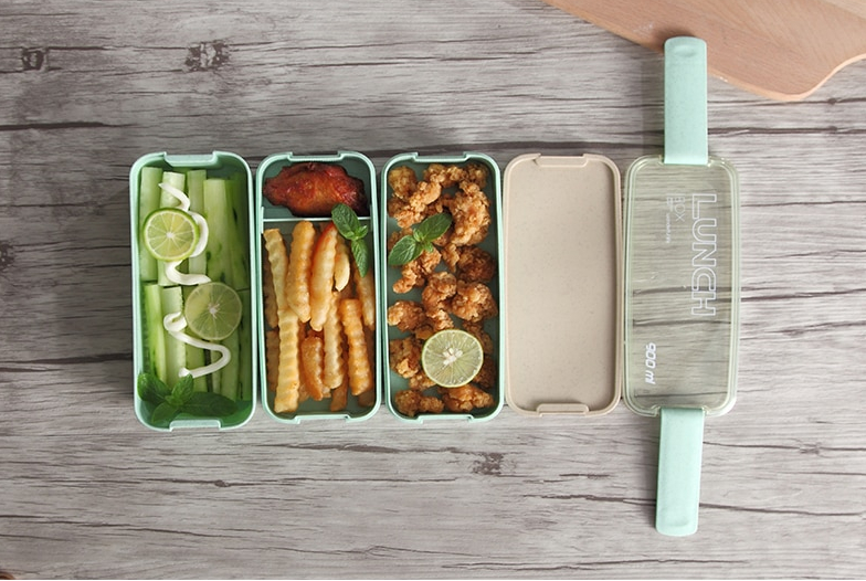 layered lunch box