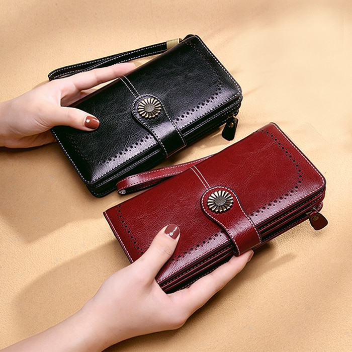 Womens Leather Clutch Wallet Womens Leather Clutch Wallet