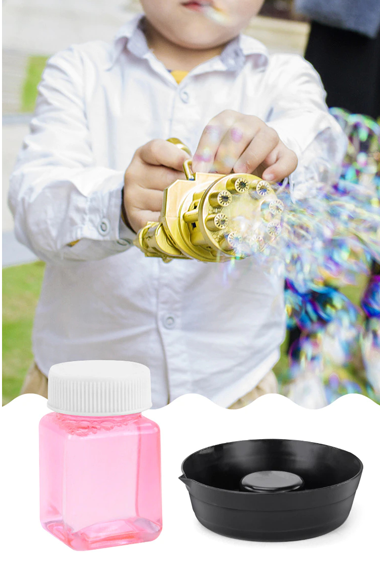 gatling bubble gun machine