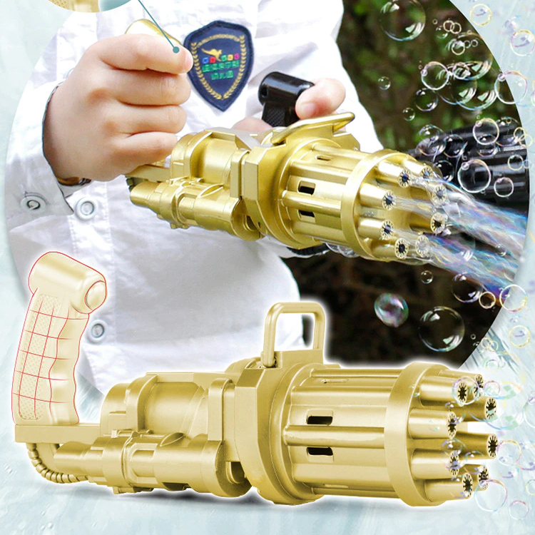 gatling bubble gun machine for kids