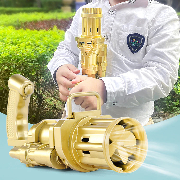 gatling bubble gun machine package
